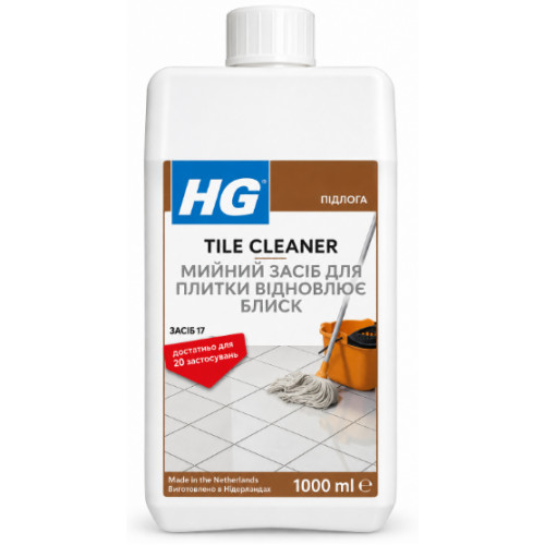 Мийний засіб для плитки з відновленням блиску HG Tile Cleaner Shine Restorer, 1 л